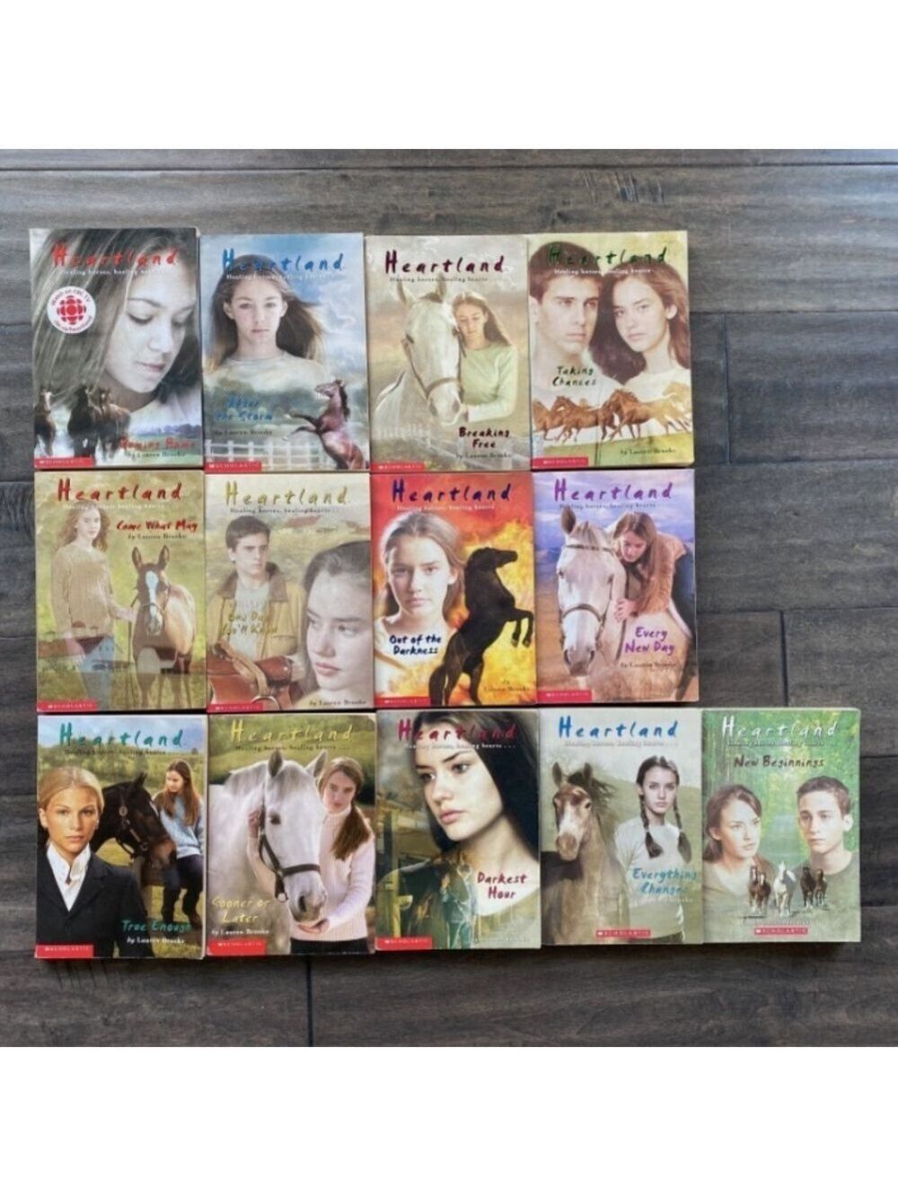 Lot of 13 Heartland Books 1-7, 9, 11-14, 18 Lauren Brooke